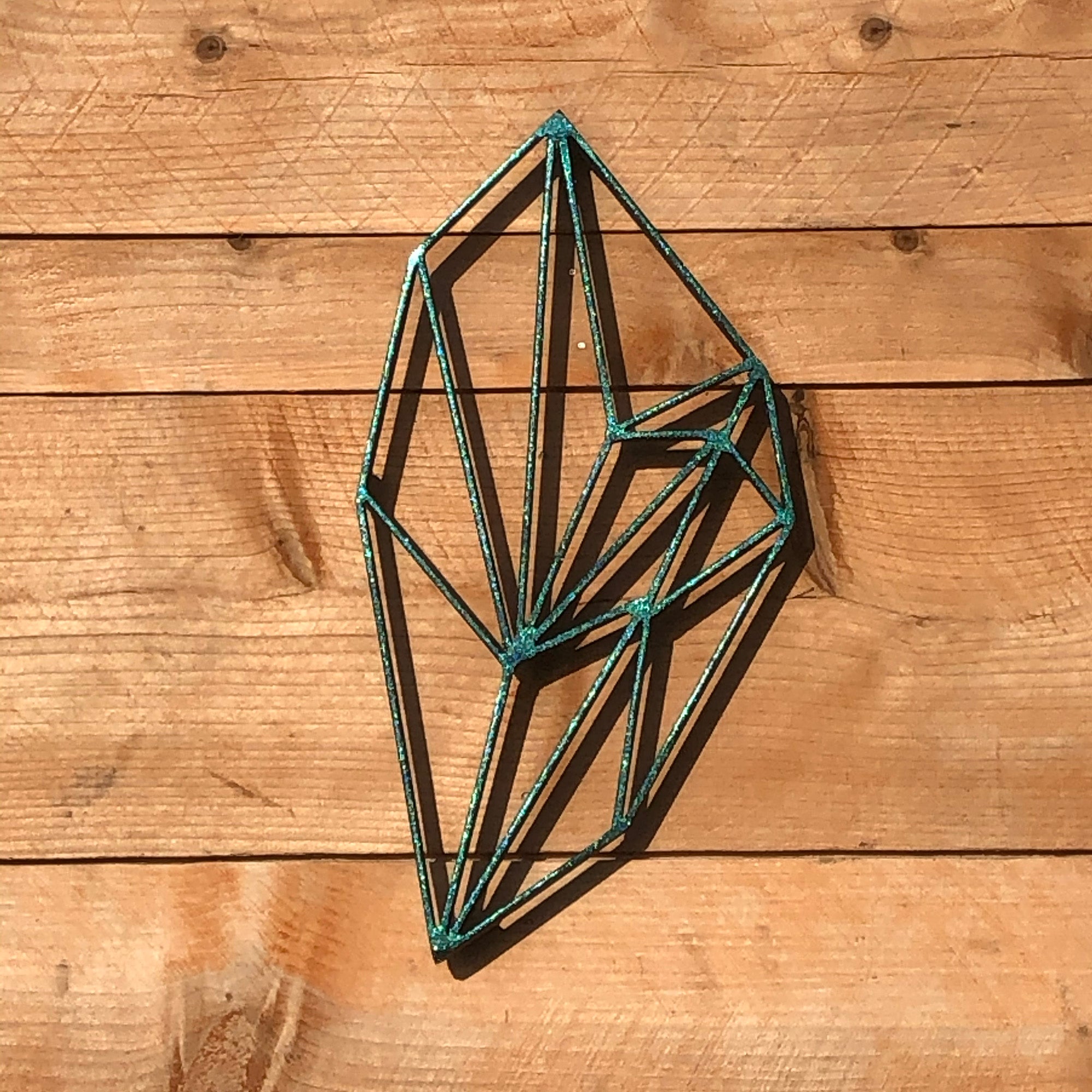 Aura Quartz Steel Sculpture